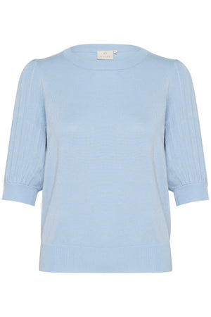 KAlone stickad tröja 1/2 ärm Soft Chambray - 10508368