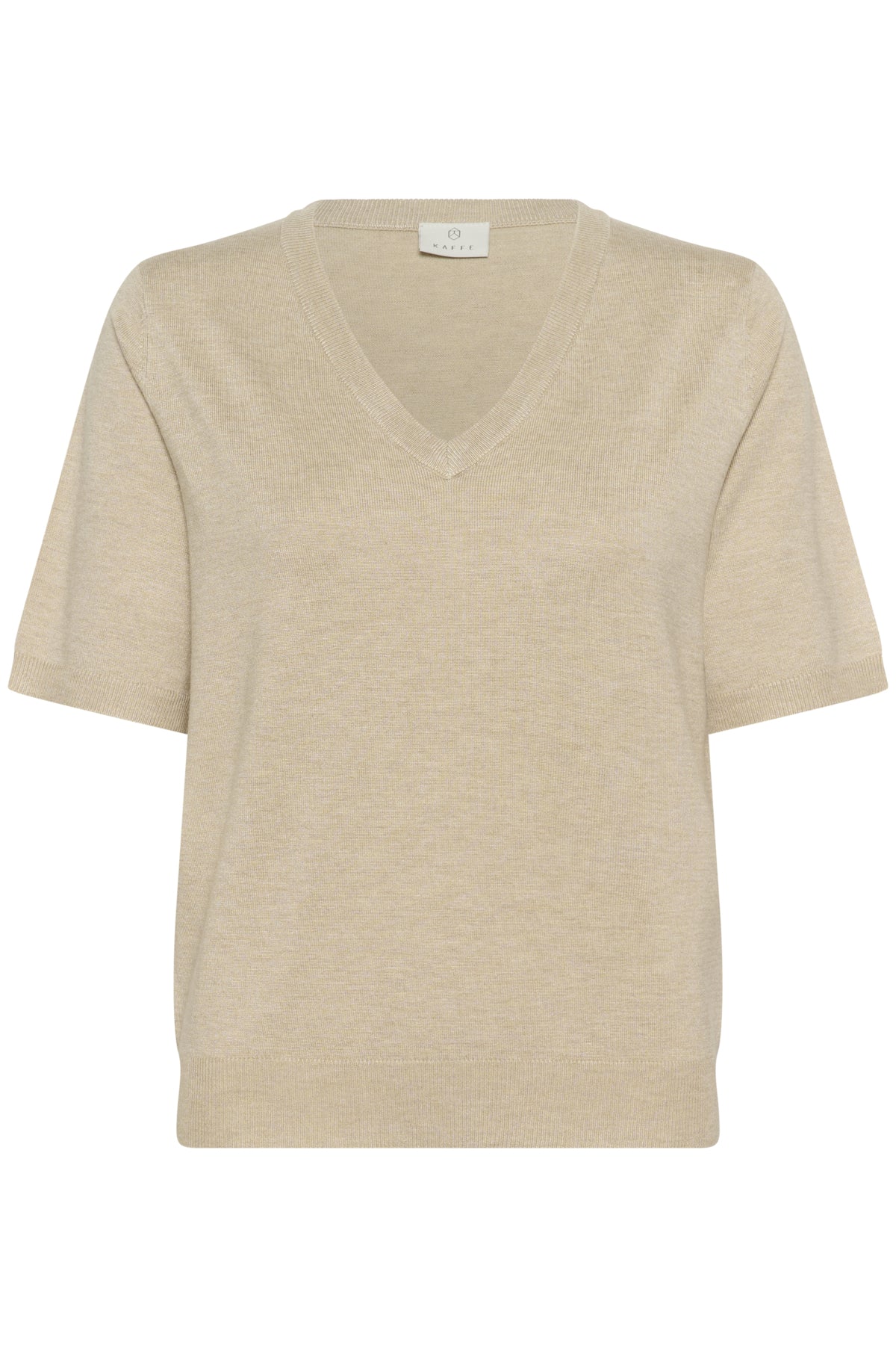KAlizza V-ringad tröja Feather Gray Melange - 10508412
