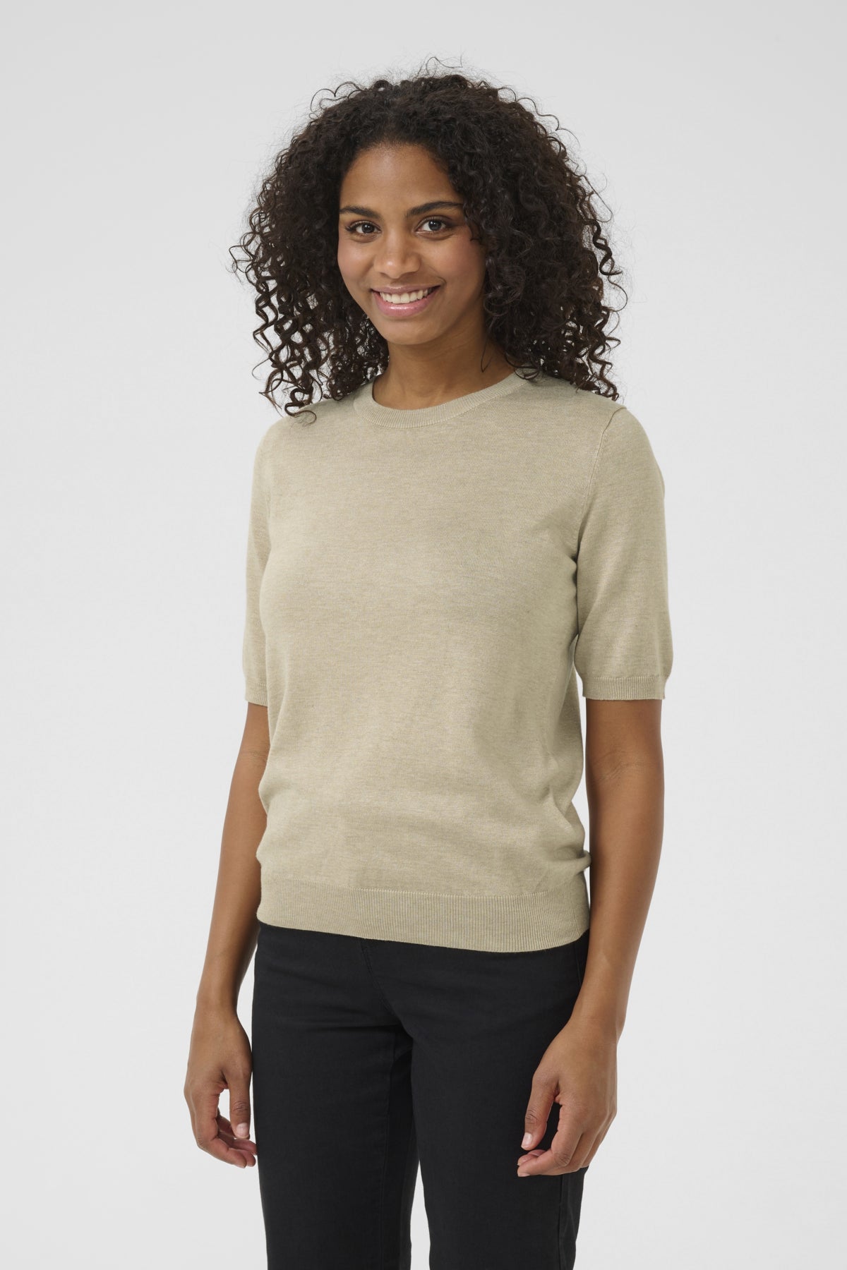KAlizza O-neck pullover Feather Gray Melange - 10508445
