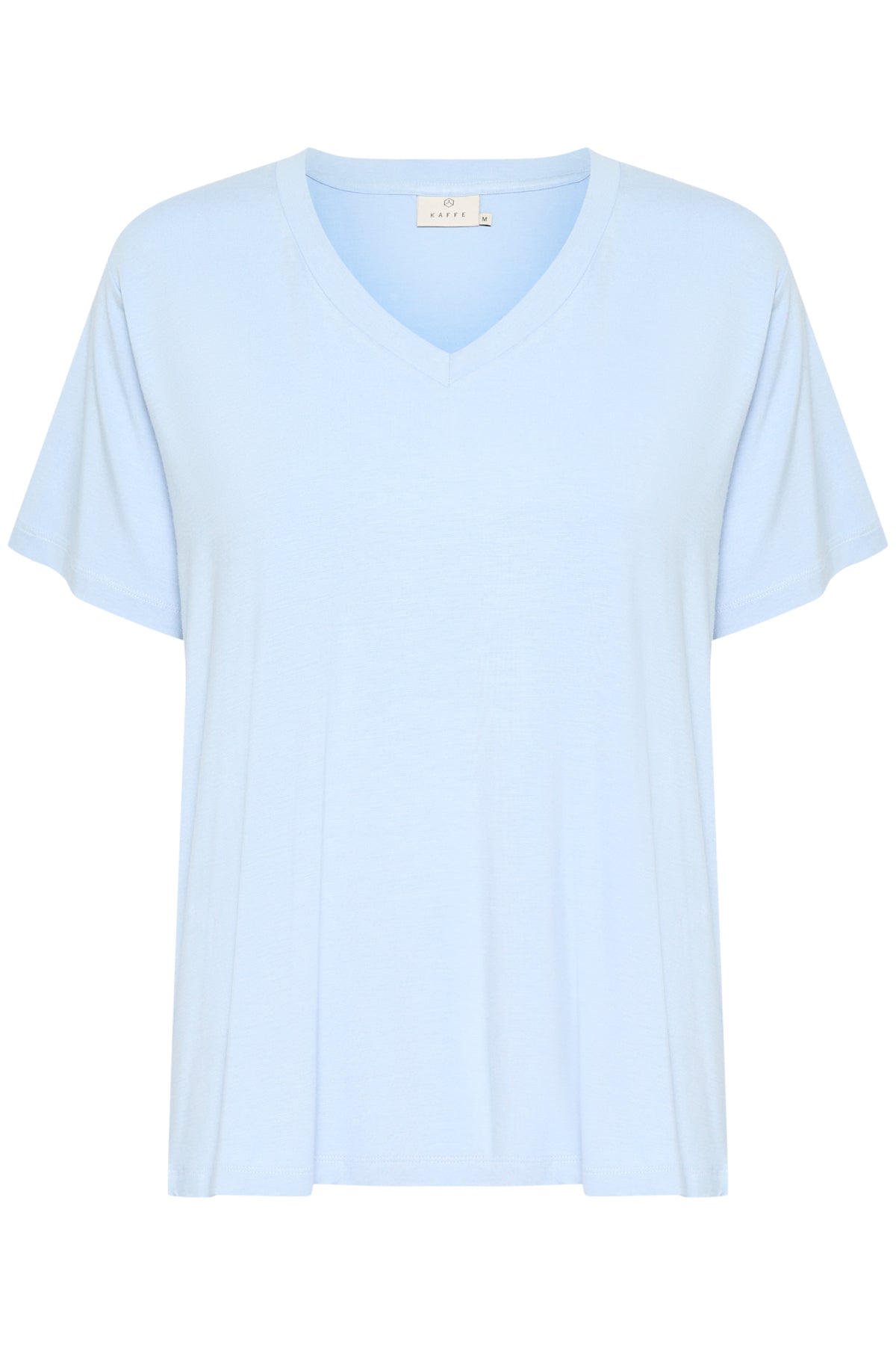 KAfrida V-ringad T-shirt Soft Chambray - 10508581