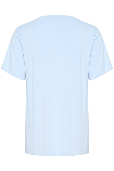 KAfrida V-ringad T-shirt Soft Chambray - 10508581 Thumbnail