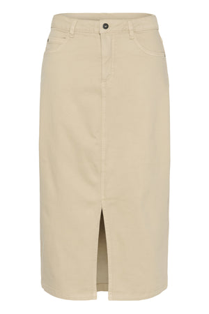 KAzelina Lång Jeanskjol Feather Gray - 10508734