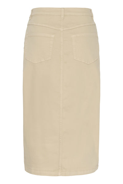 KAzelina Lång Jeanskjol Feather Gray - 10508734 Thumbnail