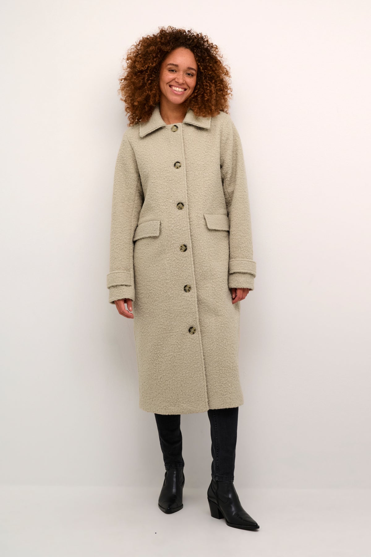 KAannelise Coat 10508770 Feather Gray