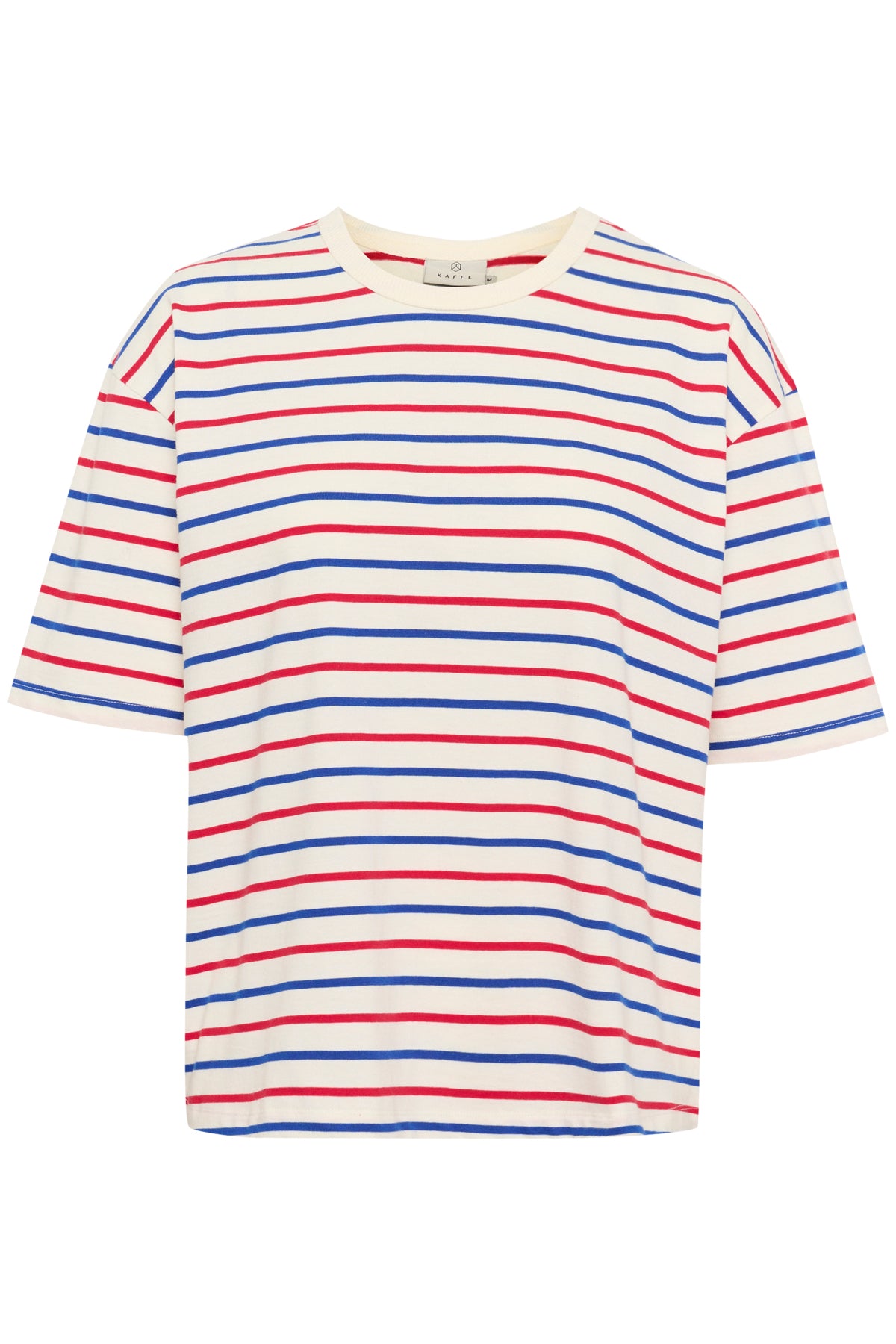 KAwinny 1/2 Sleeve T-Shirt Ant.White/Surf The Web Stripe