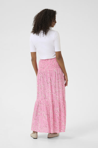 KAmaxi Smock Skirt Prism Pink W. Cradle Pink AOP - 10508816 Thumbnail