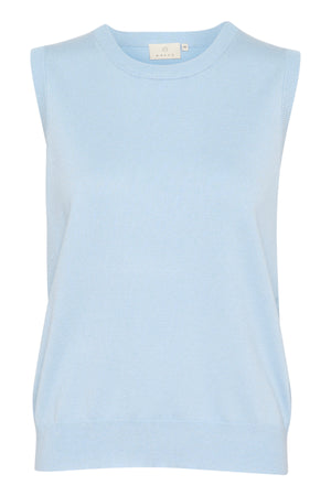 KAlizza Stickad Slipover Soft Chambray - 10509232