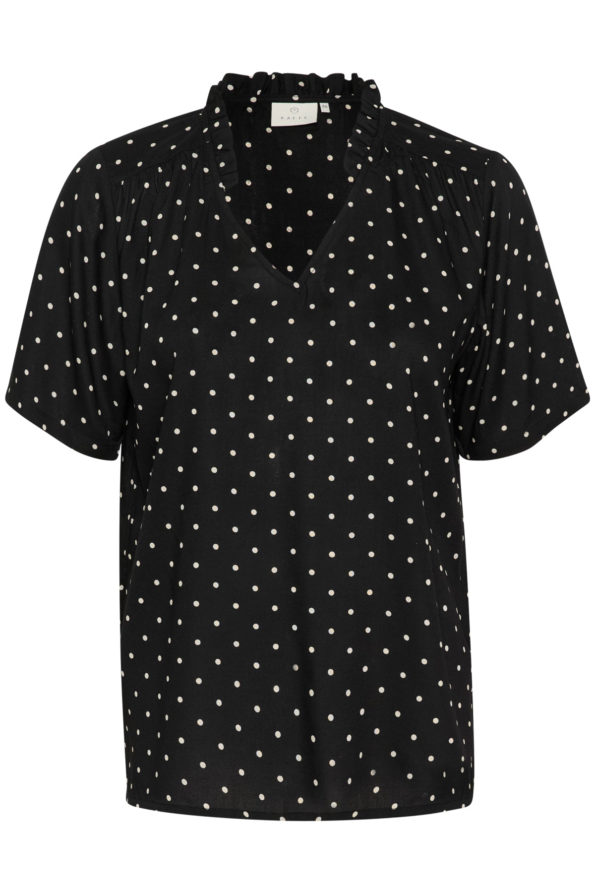 KAtina Printed Blouse Black/Chalk Dot - 10509474