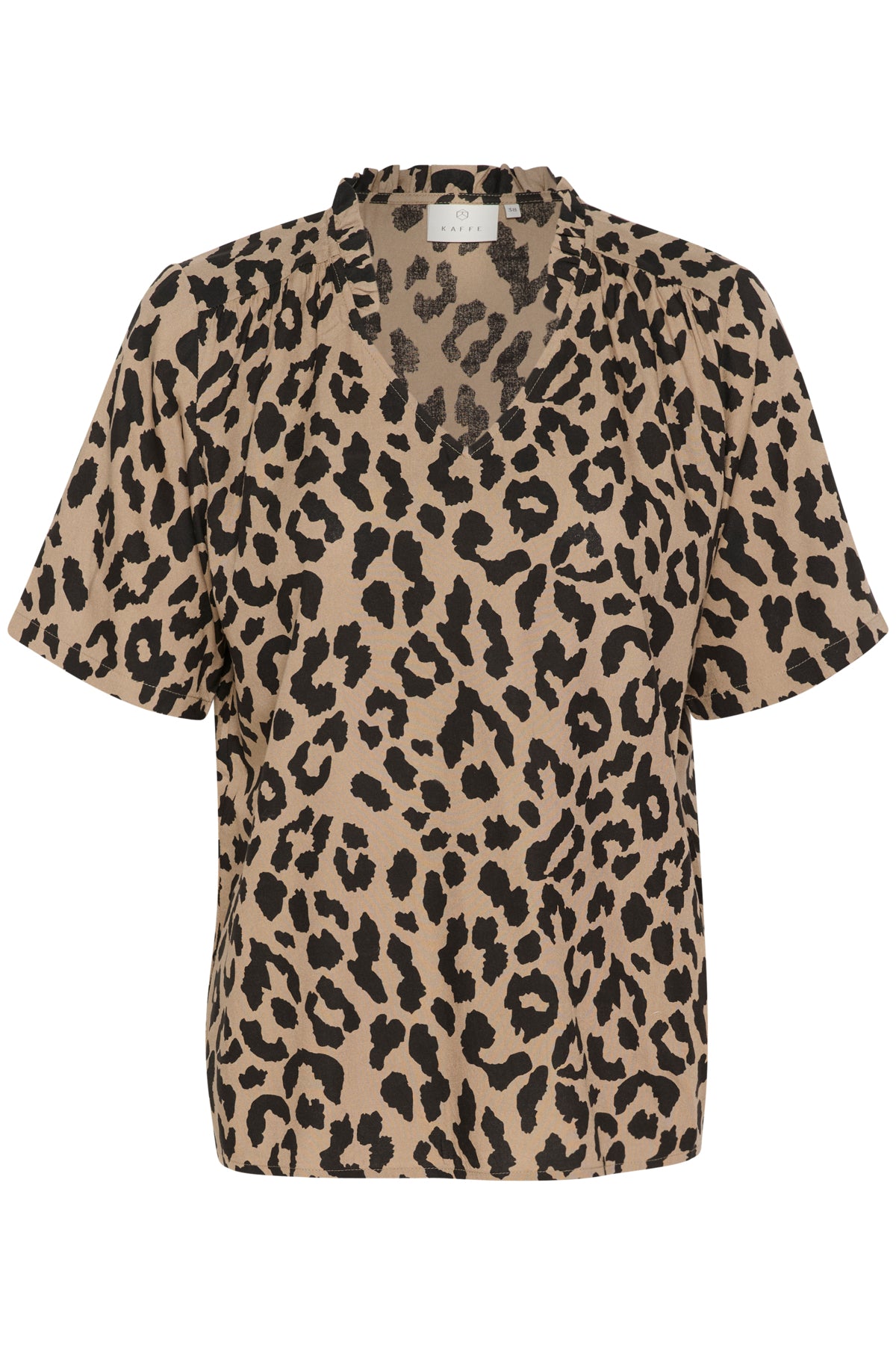 KAtina Printed Blouse Brun/Svart Animal Print - 10509474