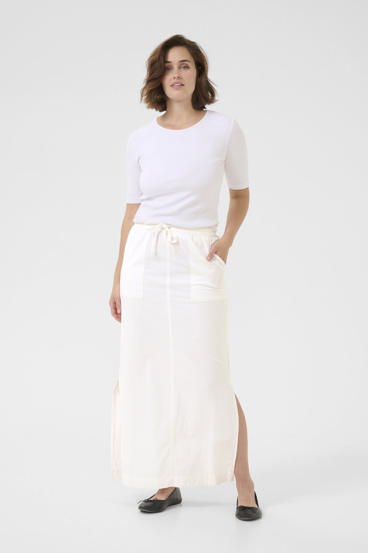 KAnaya Liah Skirt Chalk - 10509504