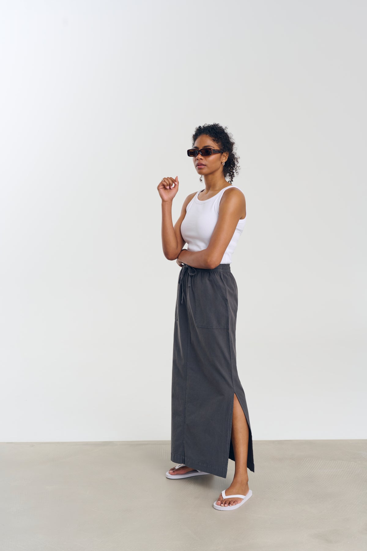Kanaya Liah Skirt Black Oyster - 10509504