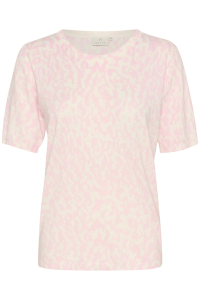 KAliz Pullover Rosa/Krita Grafiskt Tryck Thumbnail