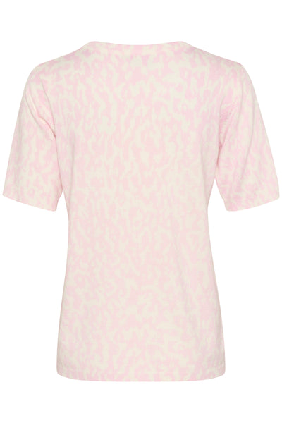 KAliz Pullover Rosa/Krita Grafiskt Tryck Thumbnail