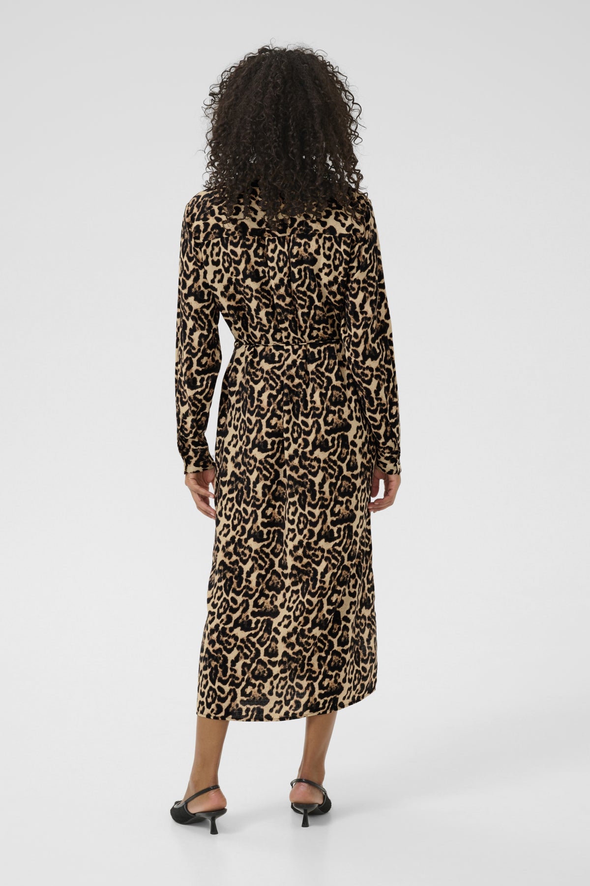 KAhannah Klänning Naturell Leopardmönster - 10509605