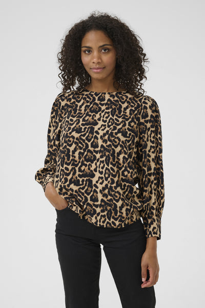 KAhannah Blus Naturel Leopard Print - 10509607 Thumbnail