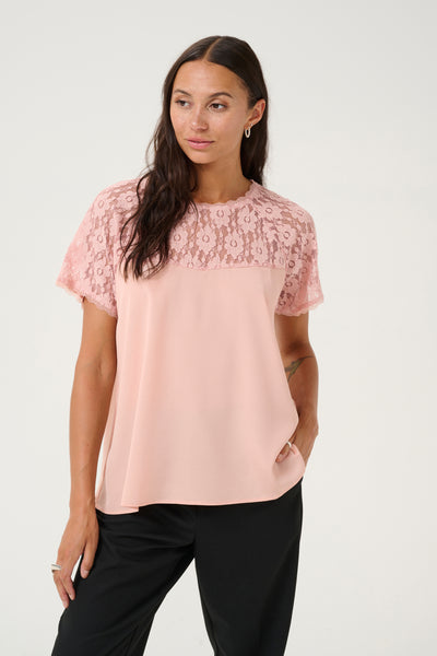 KAsilja Lace Blouse 10509634 MISTY ROSE Thumbnail