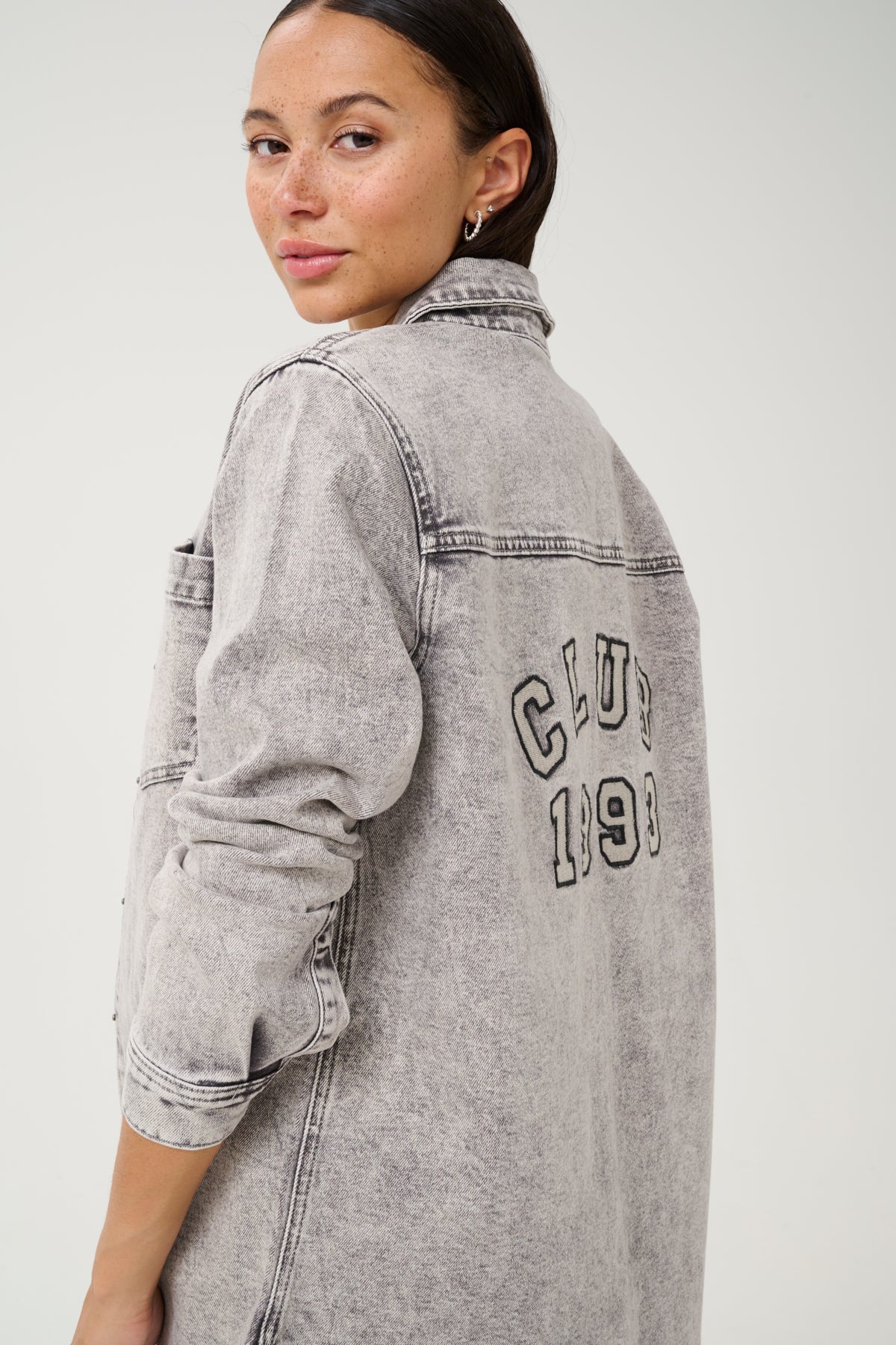 KAamelia Denimskjorta Gråtvättad denim - 10509655