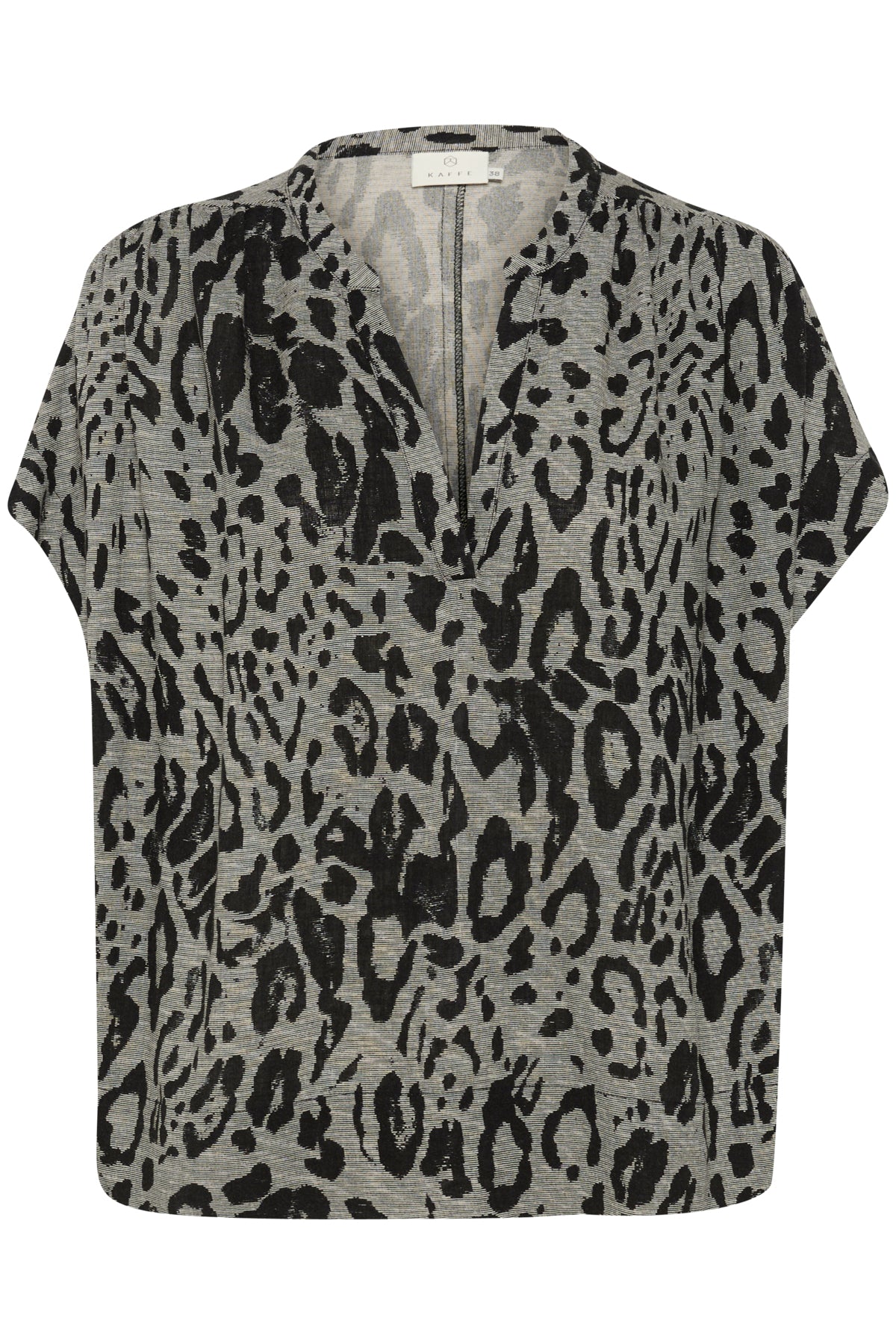KAmilia Wing SL Blouse Moonstruck / Black Animal - 10509670