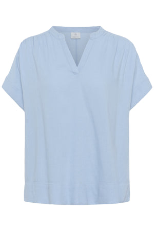 KAmilia Wing SL Blouse Soft Chambray - 10509670