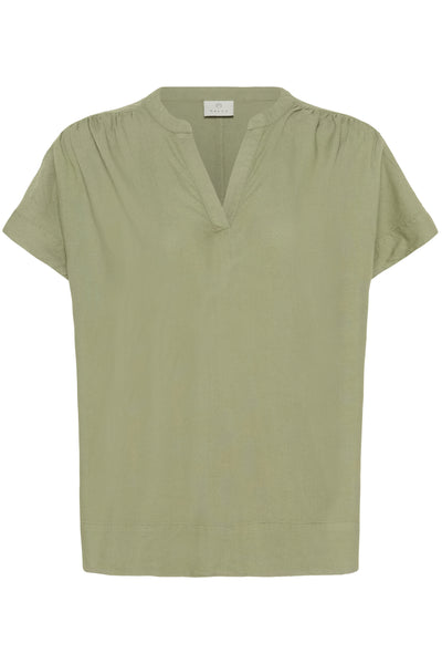 KAmilia Wing SL Blouse Oil Green - 10509670 Thumbnail