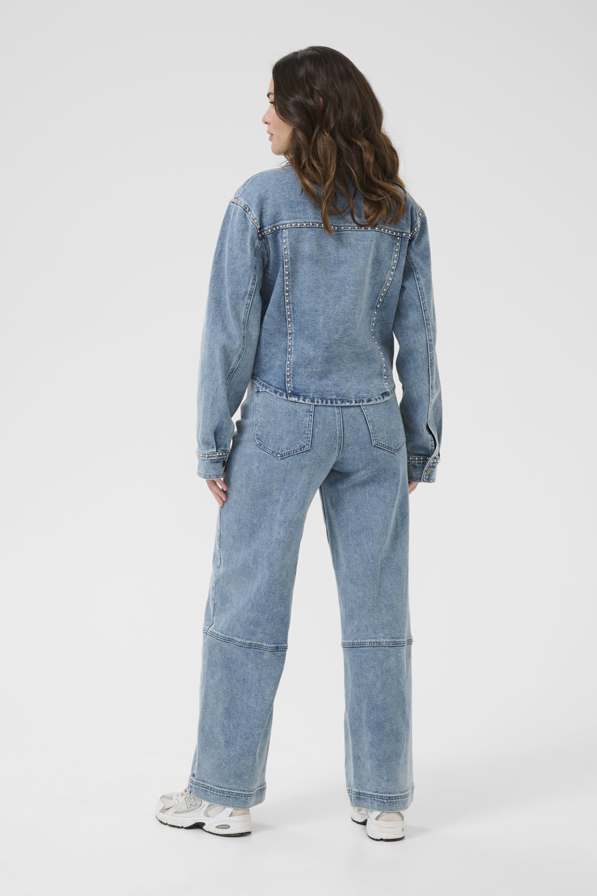 KAdorina Denimskjorta Tvättad Blå Denim - 10509685