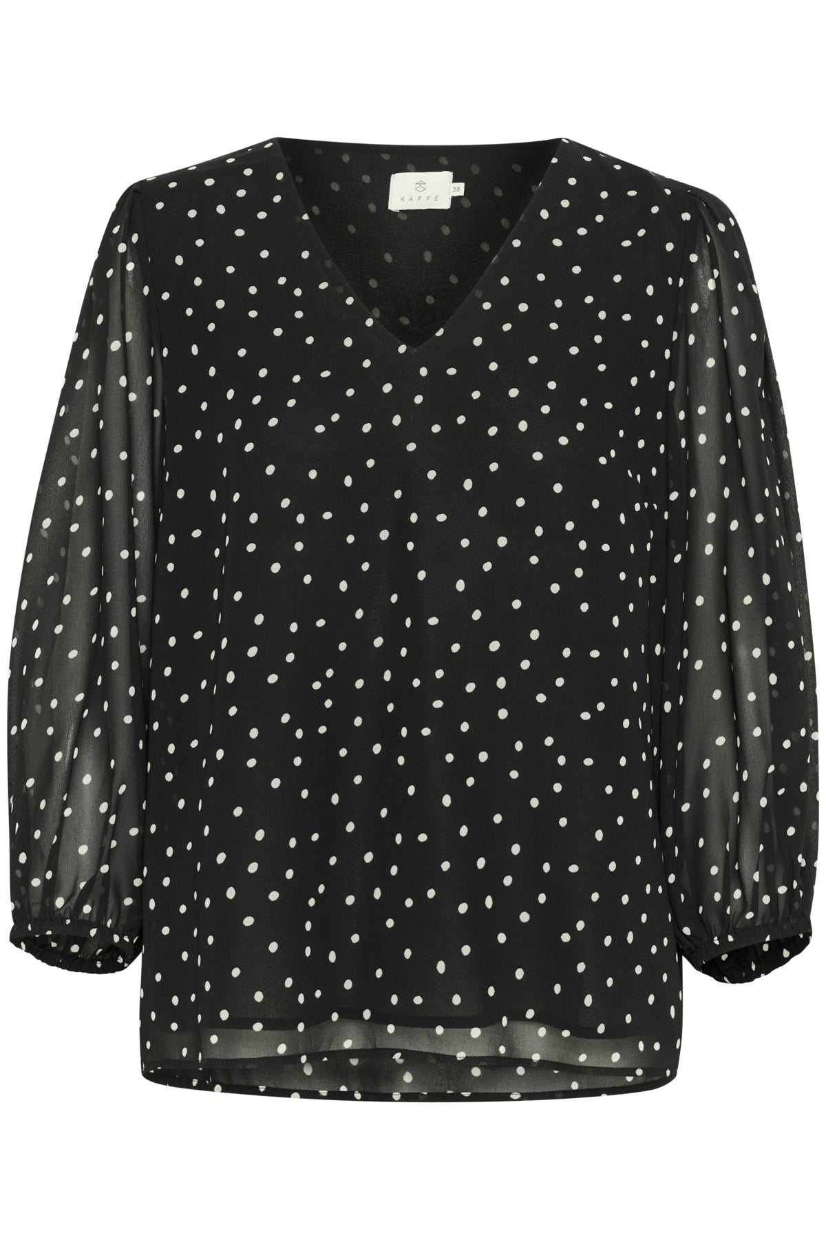 KAsanne Blus Svart/Vit Prickig - 10509732