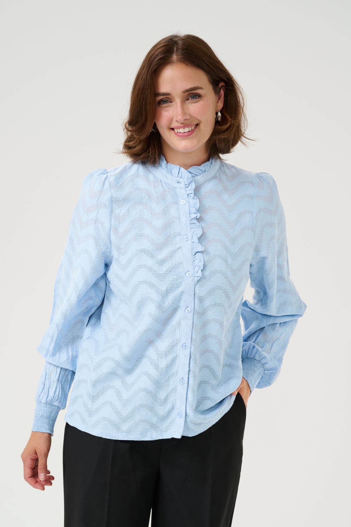 KAvictoria Skjorta Soft Chambray - 10509757