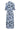 KAmira Plain Weave Klänning Print Blue Flower Print