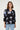 KAedita Amber Blouse Black / Blue Flower Print - 10509812