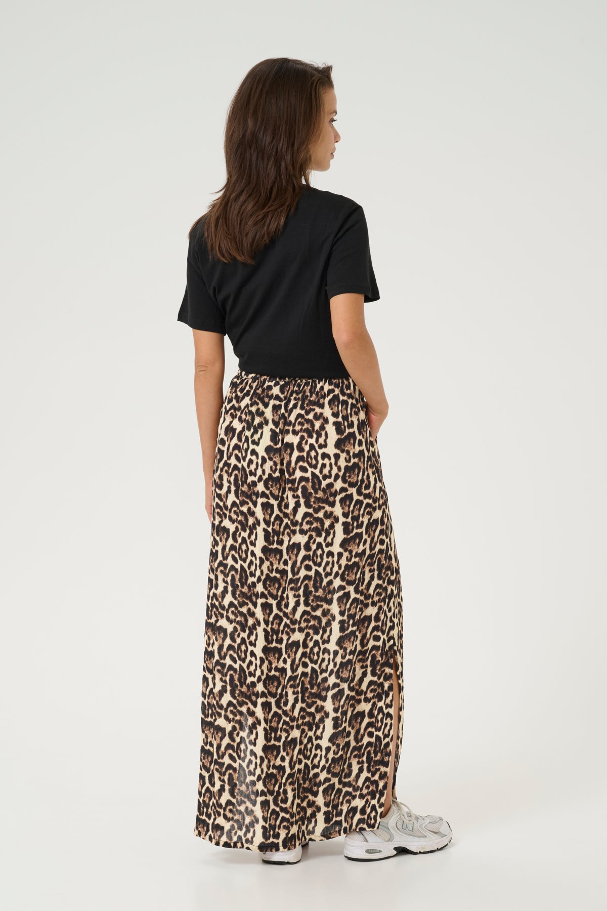 KAedita Amber Skirt Naturel Leopard Print - 10509813