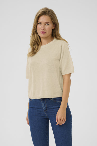 KAlinn Knit Pullover Feather Gray Melange - 10509844 Thumbnail
