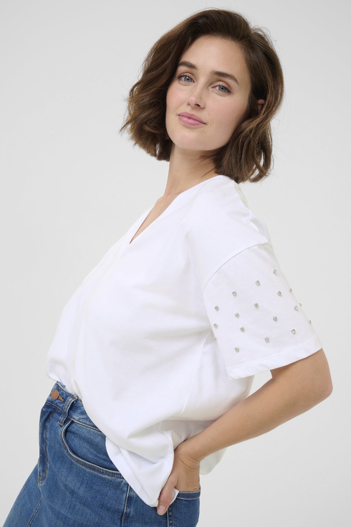 KAbarnya T-Shirt Optical White