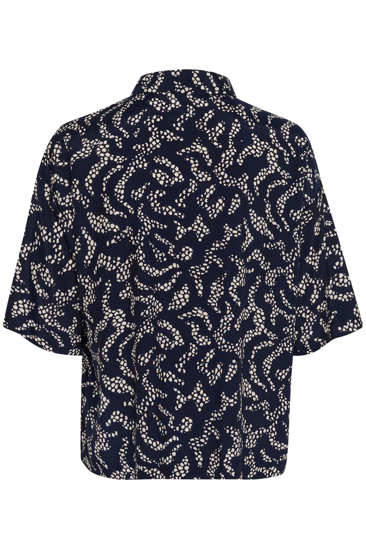 KAbarton Skjorta Midnight Marine Lace Print - 10509914