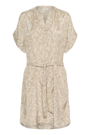 KAbarton Skjortklänning Feather Gray/Chalk Lace Print - 10509919