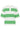 KAlizza Polostickad tröja Chalk/Bright Green Stripe - 10 - 10509932