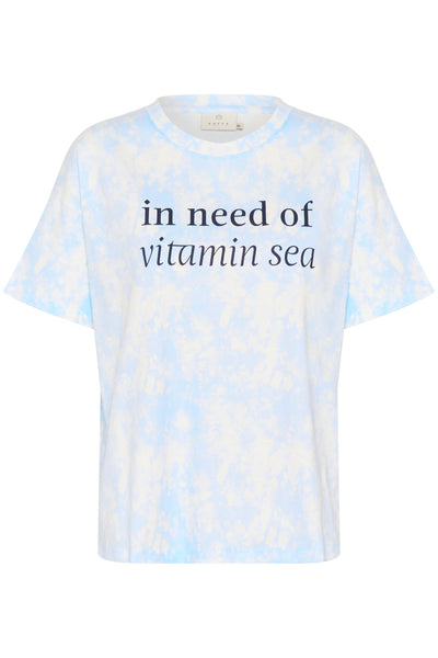 KAroxy T-Shirt Ljusblå tie dye-look - 10509944 Thumbnail