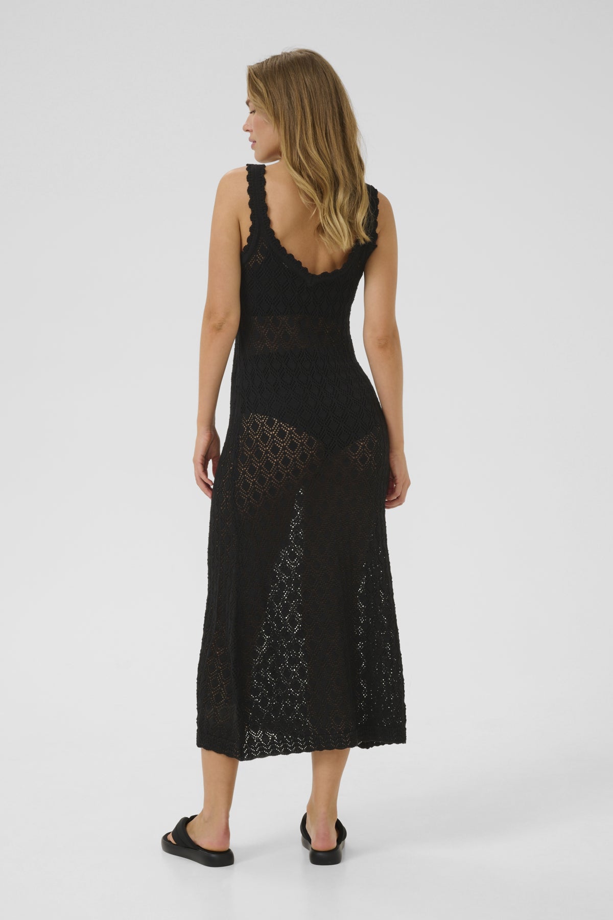 KAjona stickad klänning Black deep - 10509946
