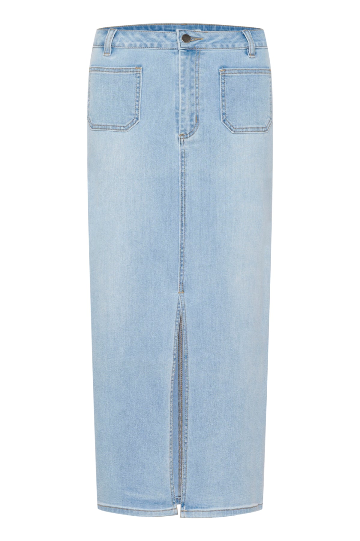 KAkarla Denimskirt Ljusblå Tvättad Denim - 10509960