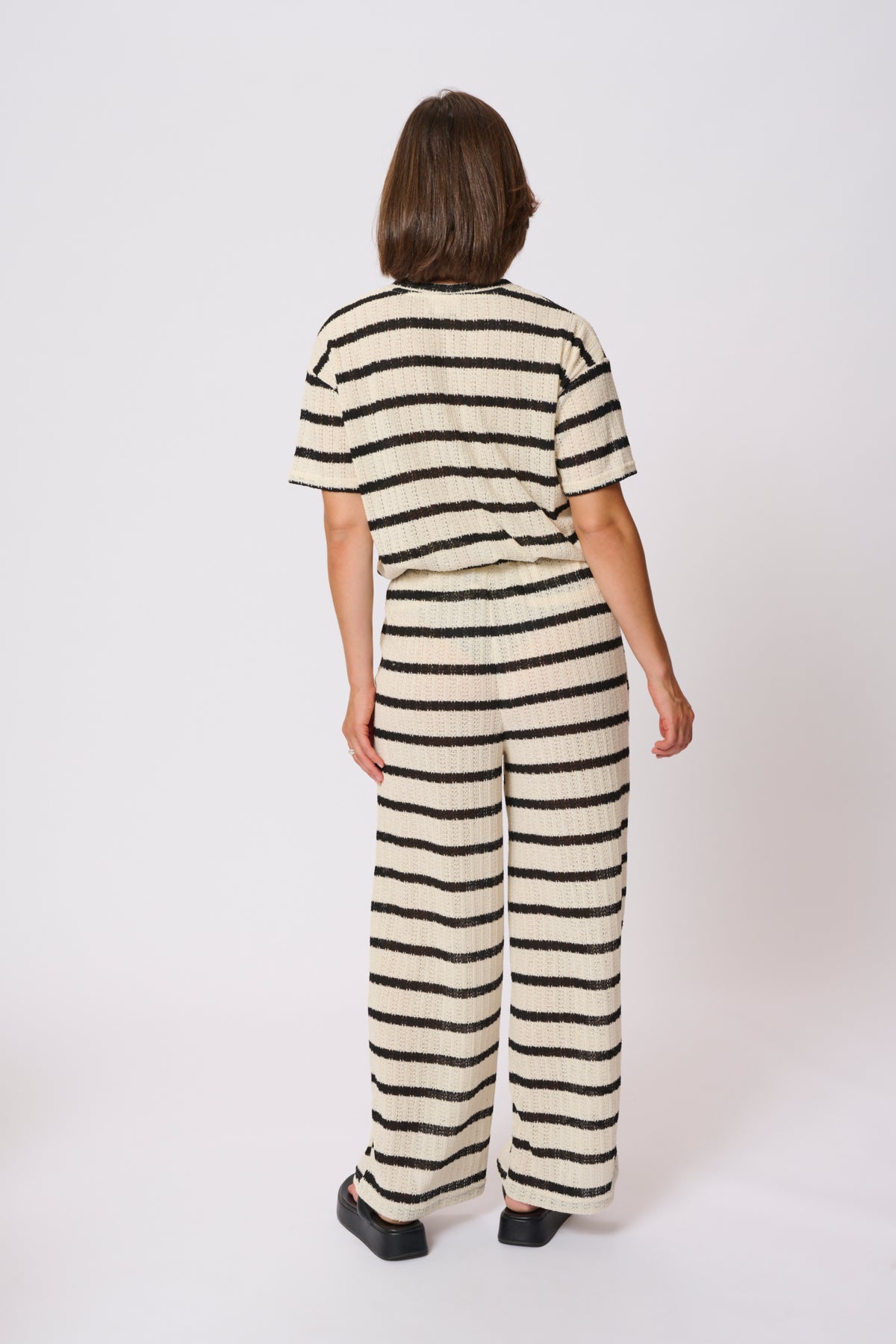 KAedith Pant Turtledove / Black Stripe - 10509964