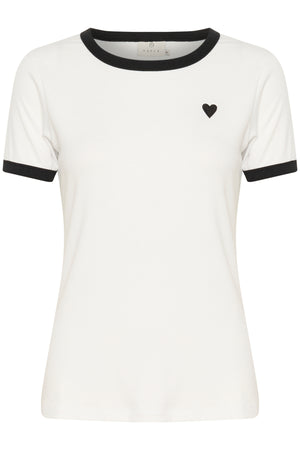 KAlilian T-shirt Chalk/Black Heart