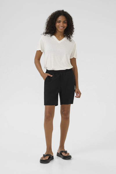 KAannika Jersey Shorts Black deep - 10510002 Thumbnail