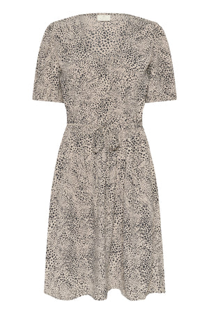 KAliana Short Dress Abstract Leopard - 10510014