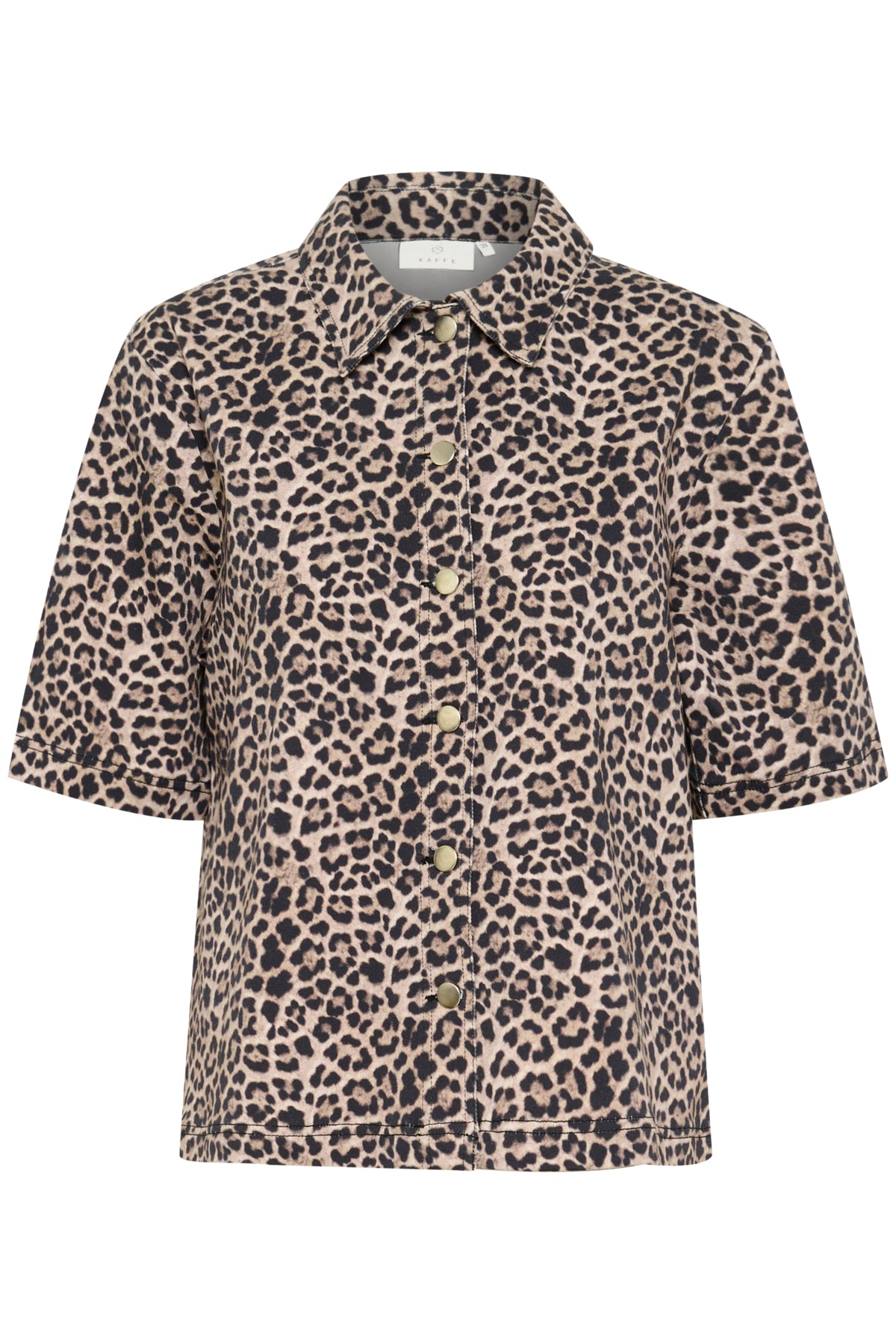 KAleonora Denimskjorta Classic Leopard Print - 10510030