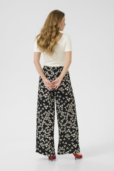 KAthora Amber Pants Black/Chalk/Red Petit Fleur - 10510037 Thumbnail