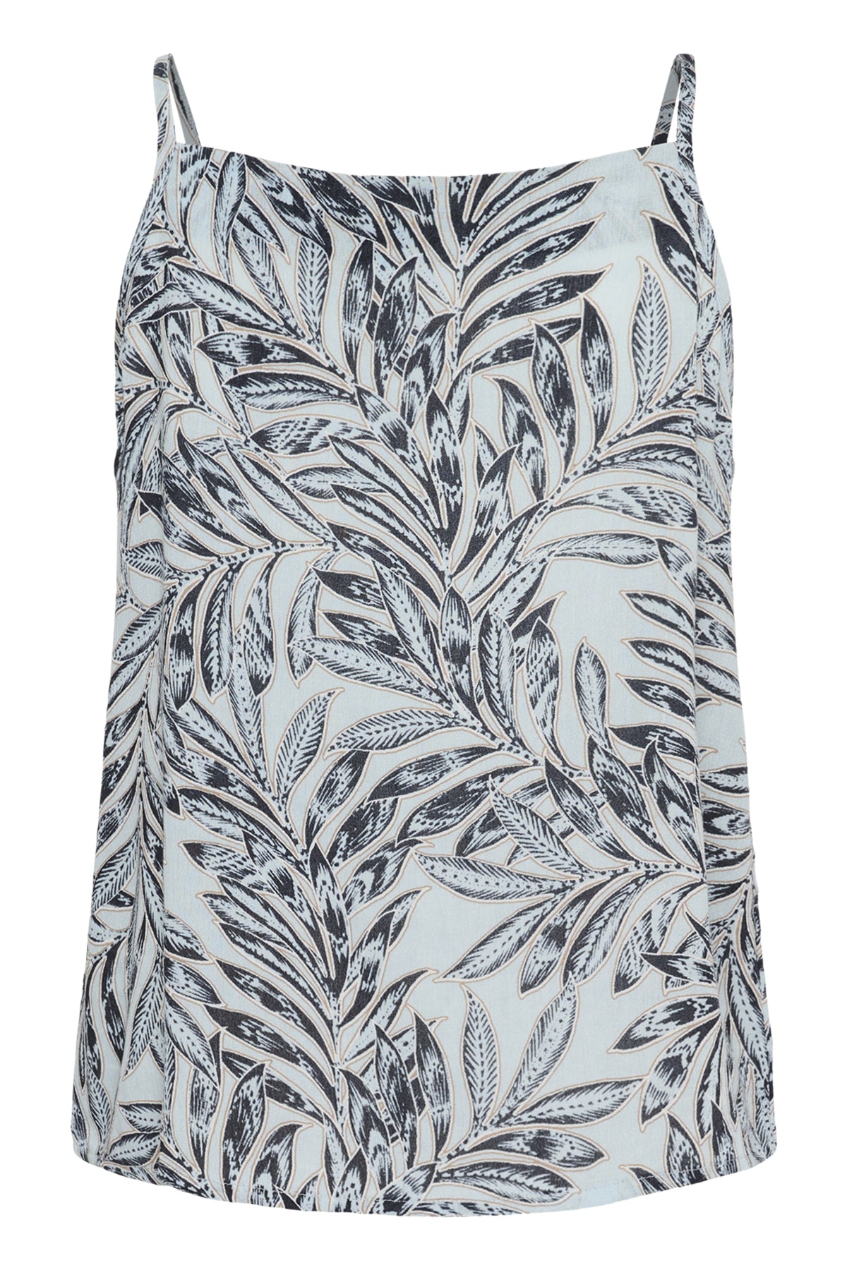 KAthora Amber Blus Blue Leaf Print - 10510039