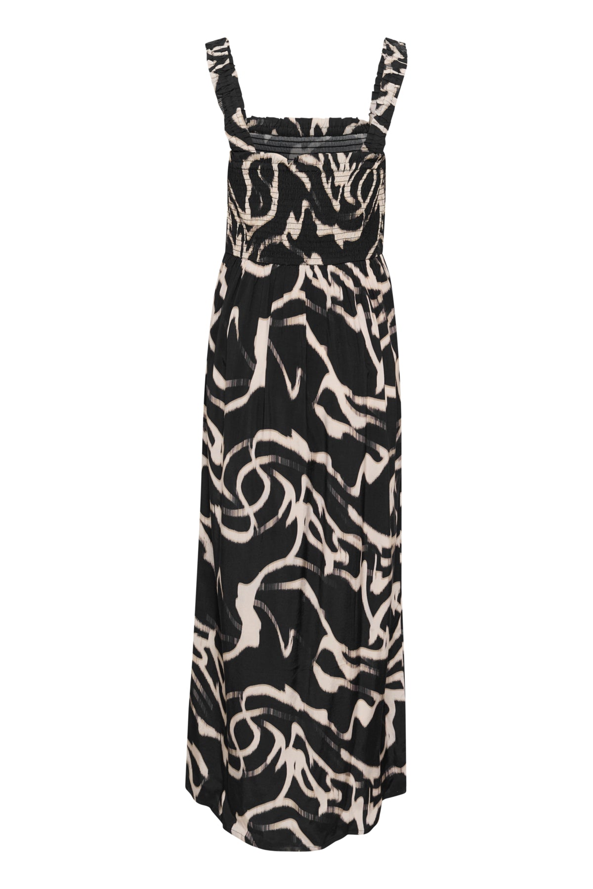 KAmartha Maxi Dress Black/Nature Organic Lines - 10510085
