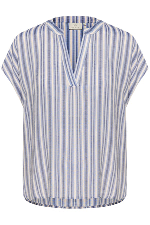 KAanja blus Blue/Chalk Stripe - 10510118