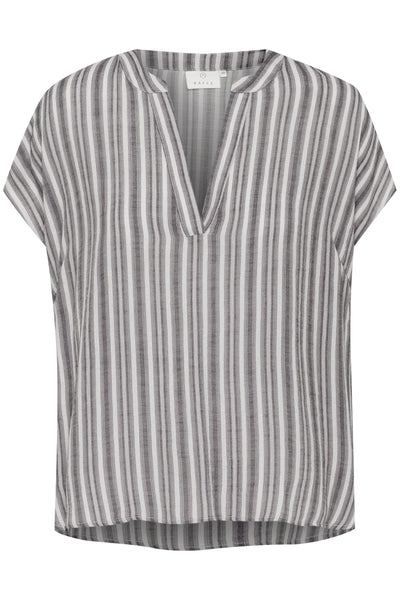KAanja blus Black/Chalk Stripe - 10510118 Thumbnail