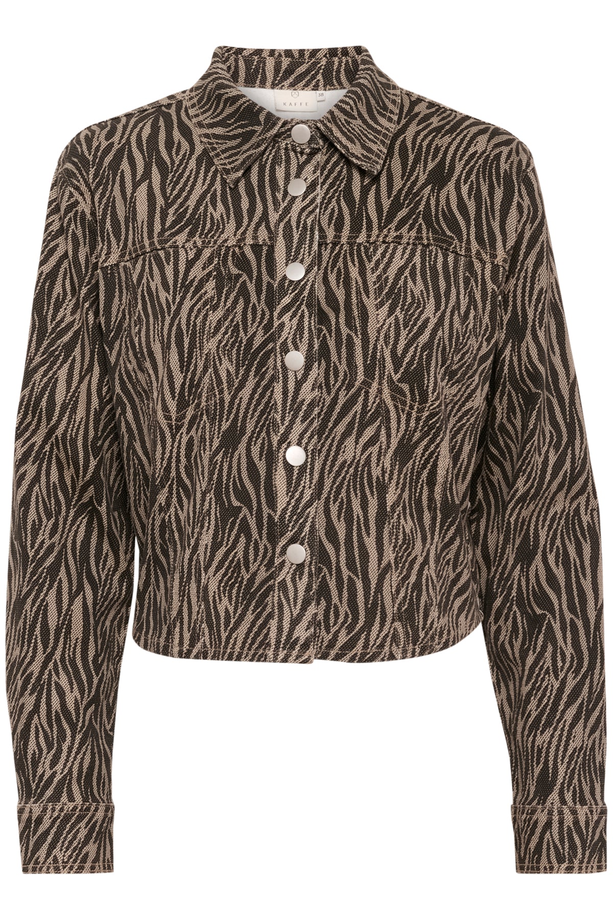 KAleondra Denim Skjorta Feather Gray / Black Animal - 10510133
