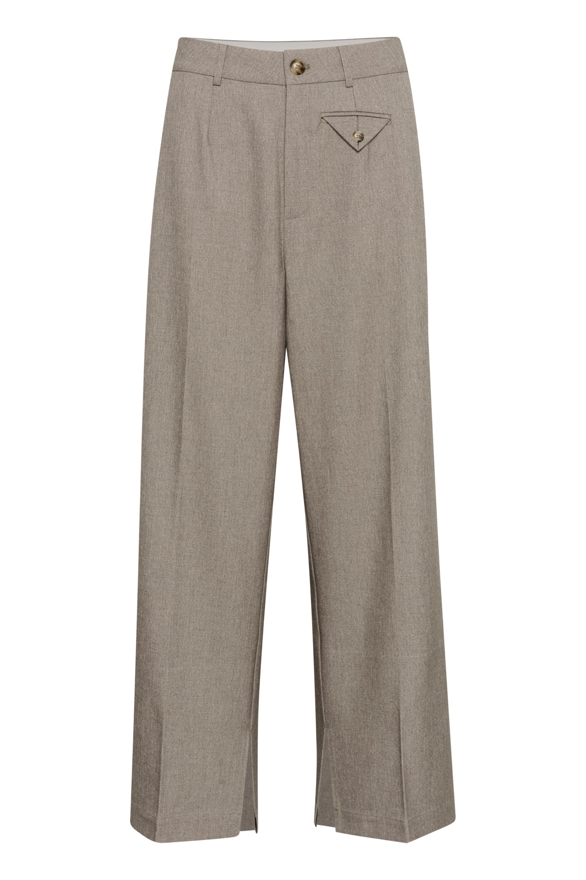 KAtilla Wide Pants Feather Gray Melange - 10510149
